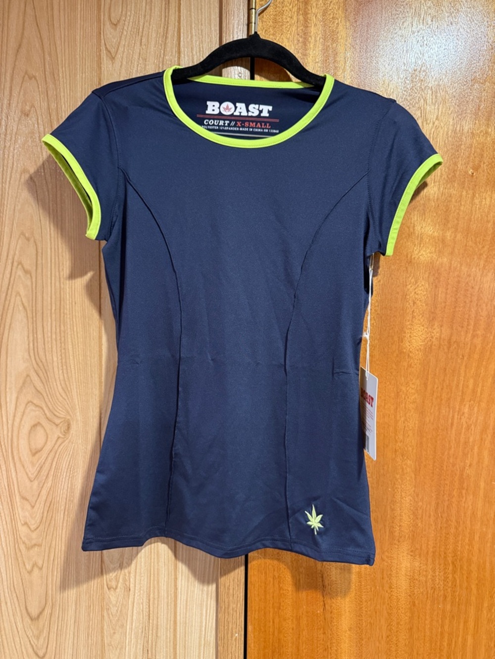 Boast Cap Sleeve White Tennis Court Top